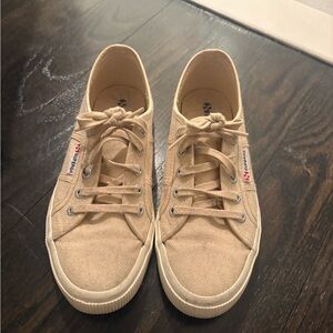 Superga COTU classic. Tan canvas